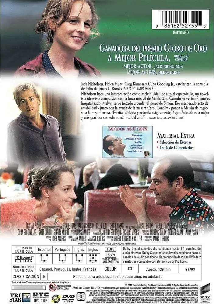 Thumbnail: Mejor ... Imposible [ Jack Nicholson] (DVD)