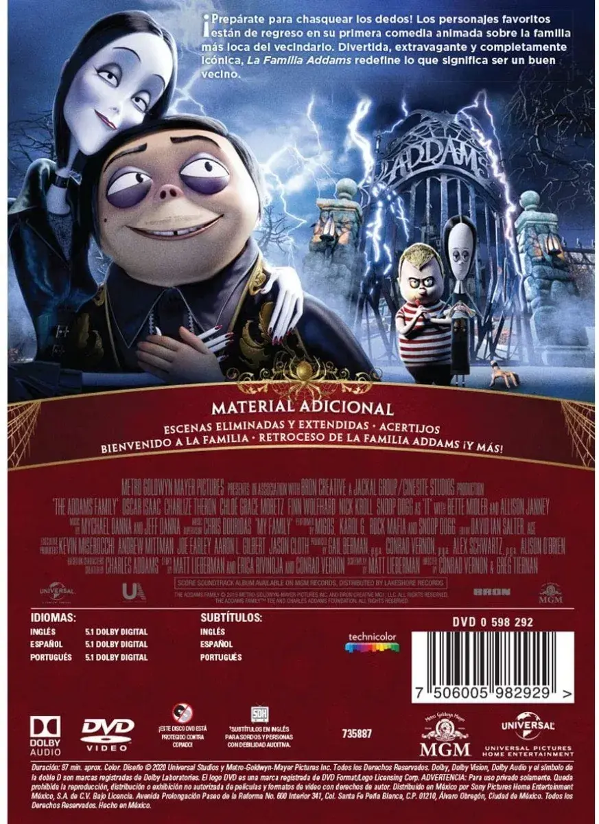 Miniatura: Los Locos Addams [Animacion] (DVD)