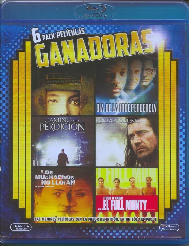Paquete 6 Películas Ganadoras (Blu-ray)