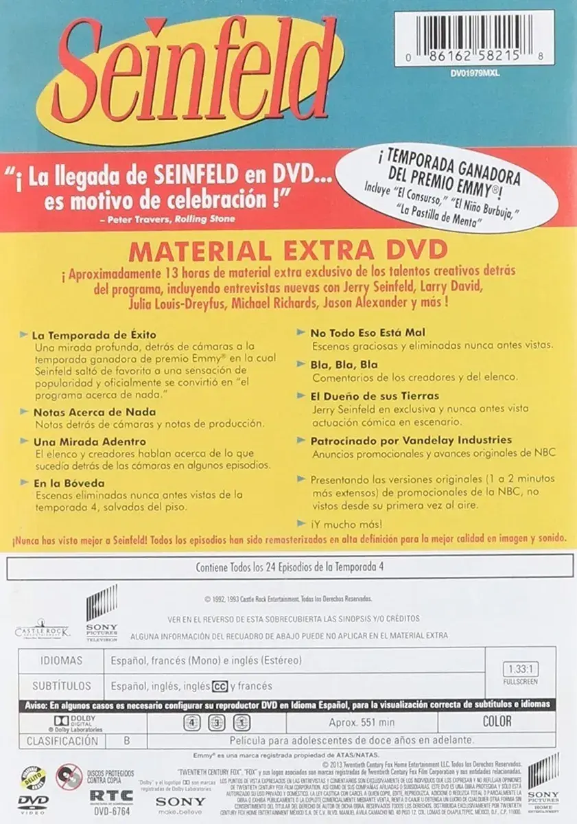 Thumbnail: Seinfeld Temporada 4 (DVD) [Serie]