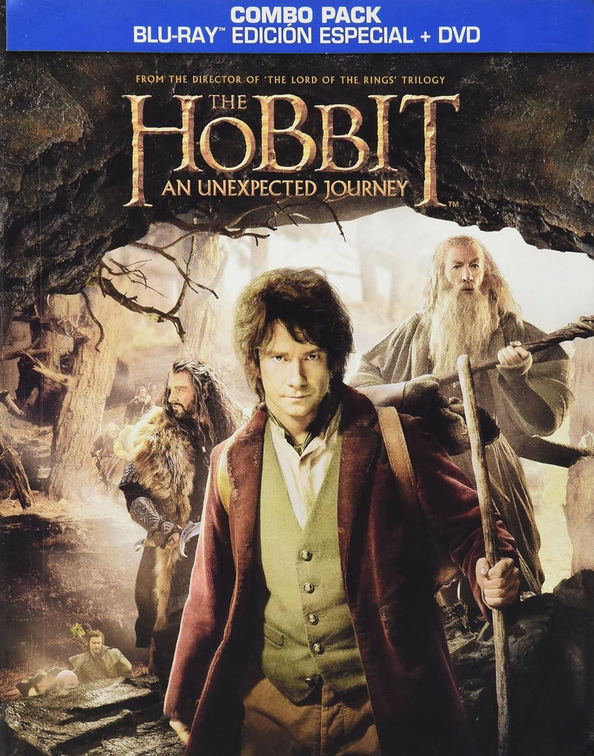El Hobbit Un Viaje Inesperado (Blu-ray, DVD)