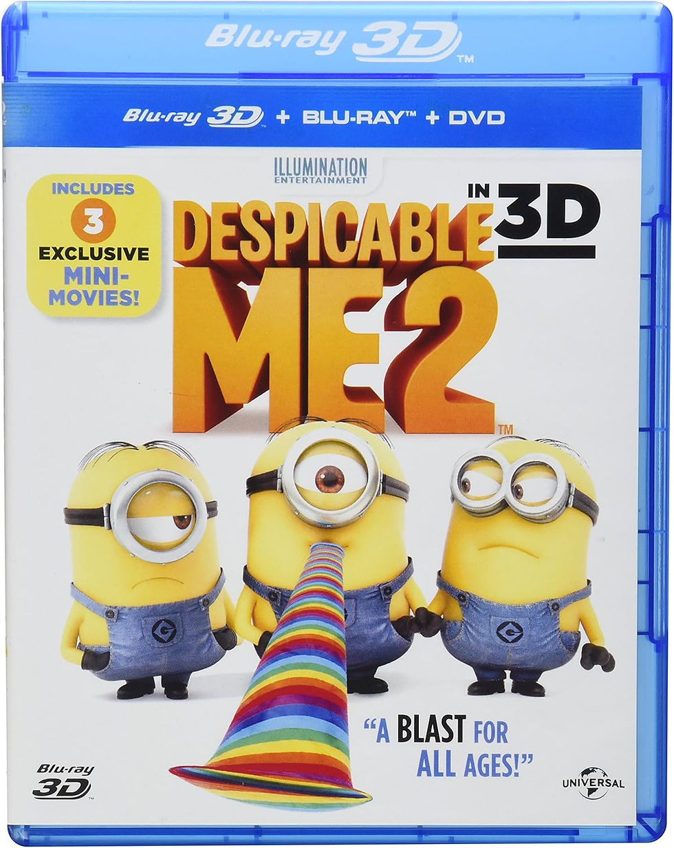 Mi Villano Favorito 2 (3D, Blu-ray, DVD)