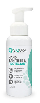 Siqura Foaming Hand Sanitiser and Protec