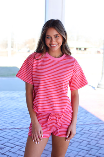 The Shining Set In Pink | Linen Rose Boutique