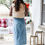 Thumbnail: Denim Maxi Skirt - DOORBUSTER