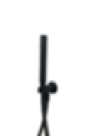 Matt Black Round Handset