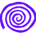 purple spiral transparent background