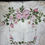 Thumbnail: Original Pink Rose Painting Shabby Chic Antique Ceiling Tin Garland Swags