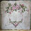 Thumbnail: Original Pink Rose Painting Shabby Chic Antique Ceiling Tin Garland Swags
