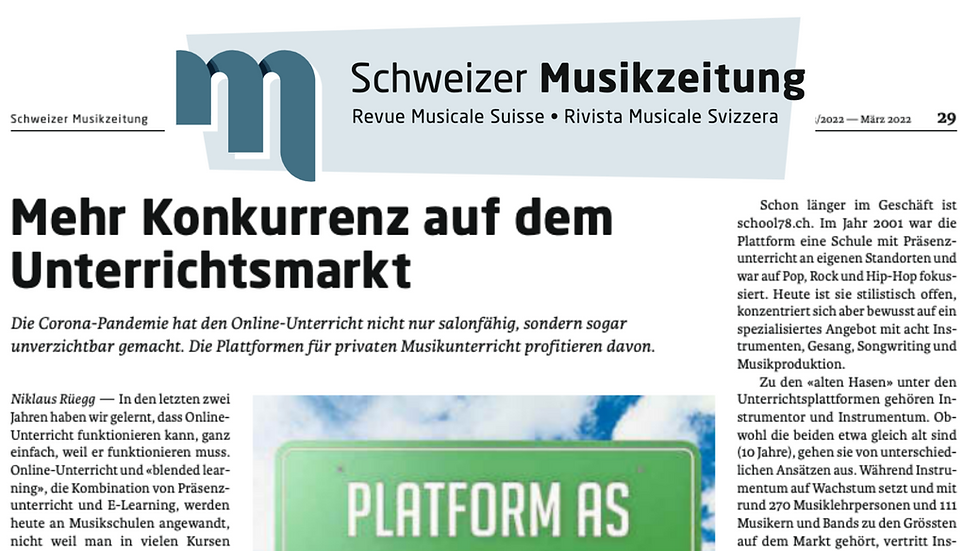 Matchspace Music in der SMZ