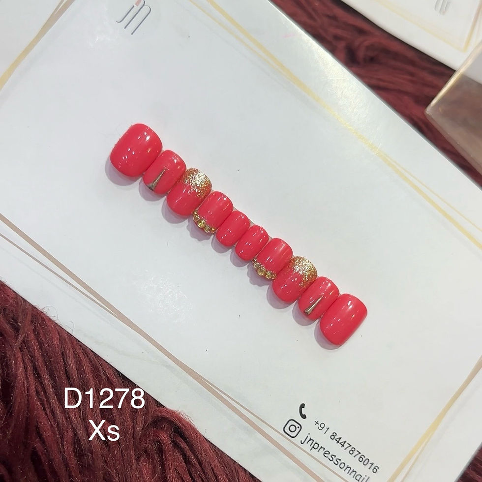 RED CARPET GLAM | XS - Short short | set of 10 or 12 nails