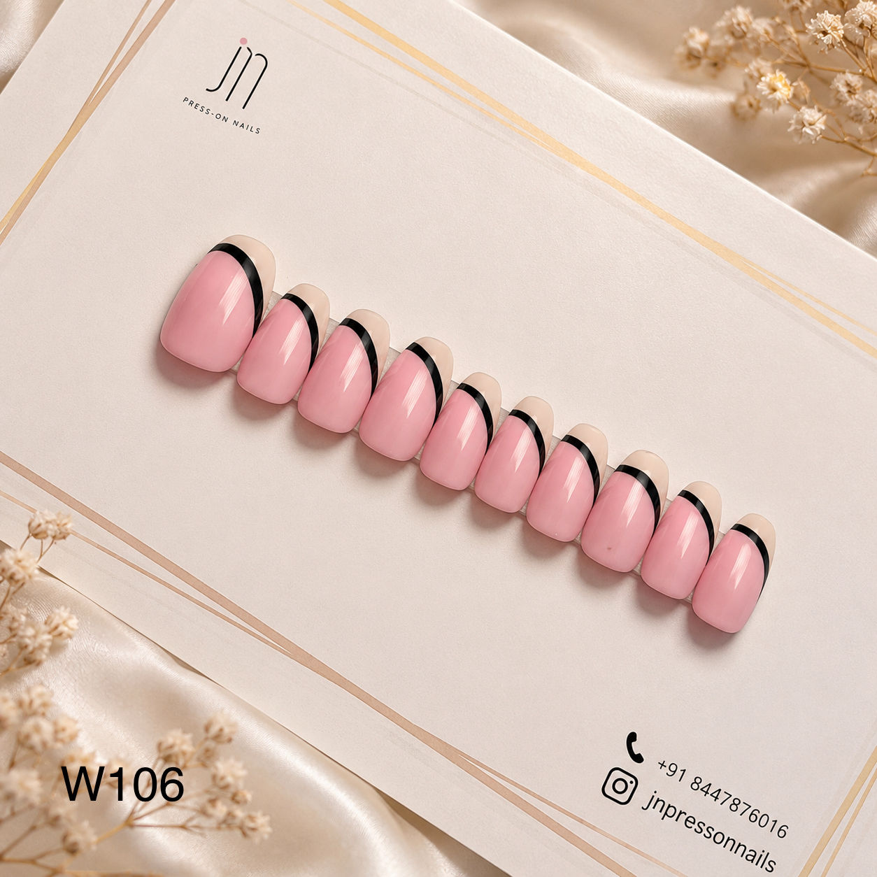 Blush Noir Tips | XS | W106