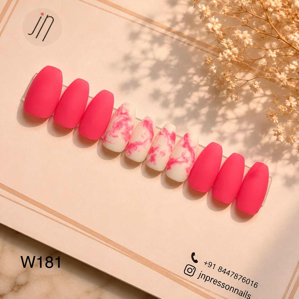 Pink Marble Pop | Xs | W181