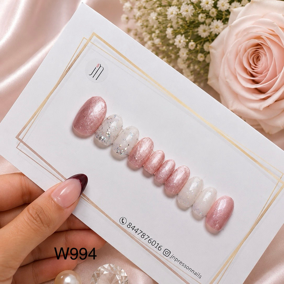 Blush Snowflake Shimmer | S | W994