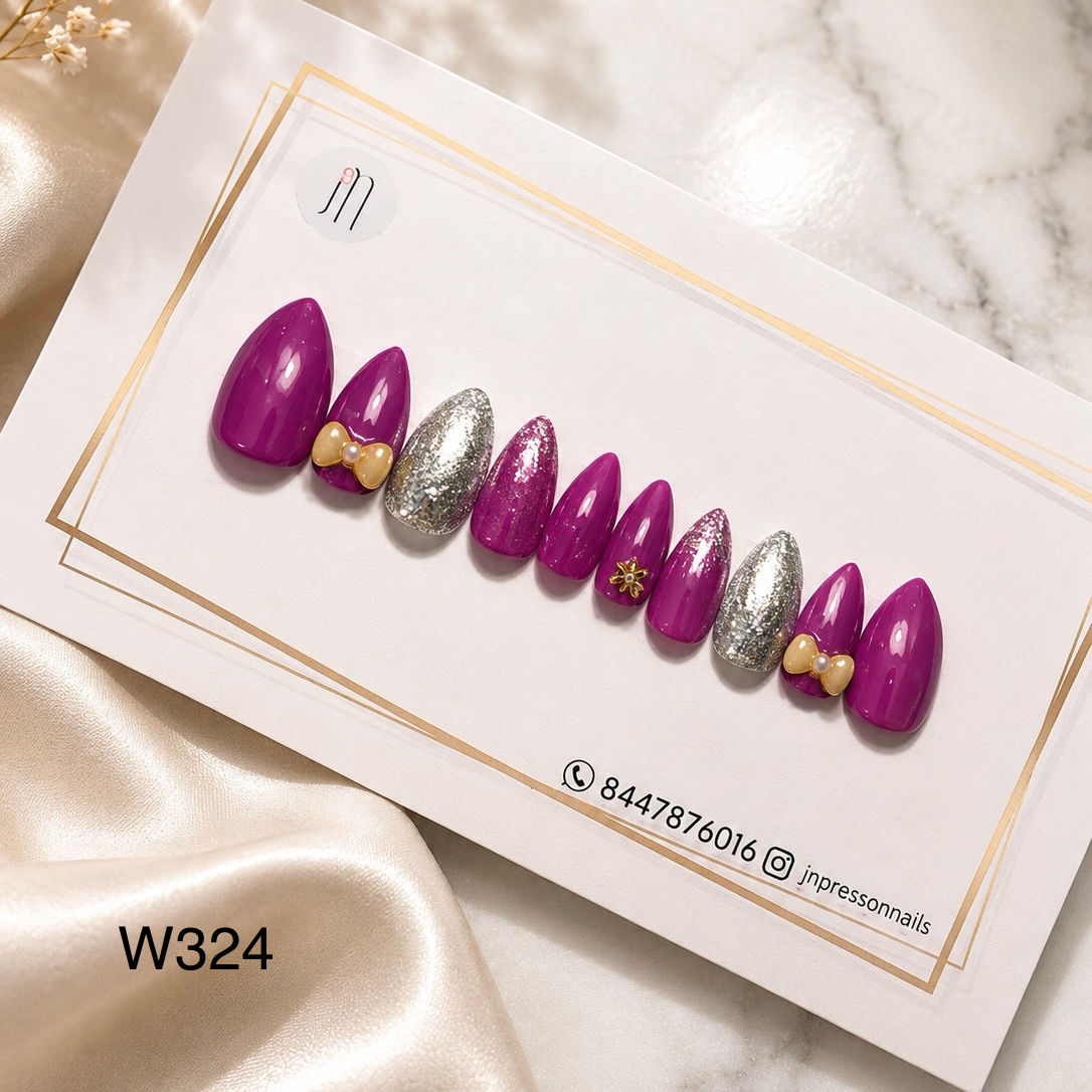 Amethyst Charm | L | W324