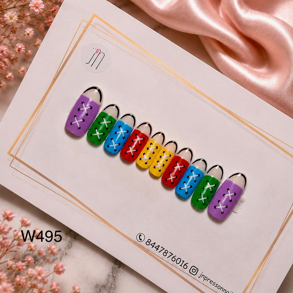 Rainbow Lace-Up | Xs | W495
