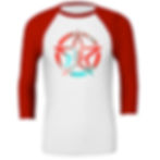 Thumbnail: Red or black sleeved baseball top- Rustic Logo