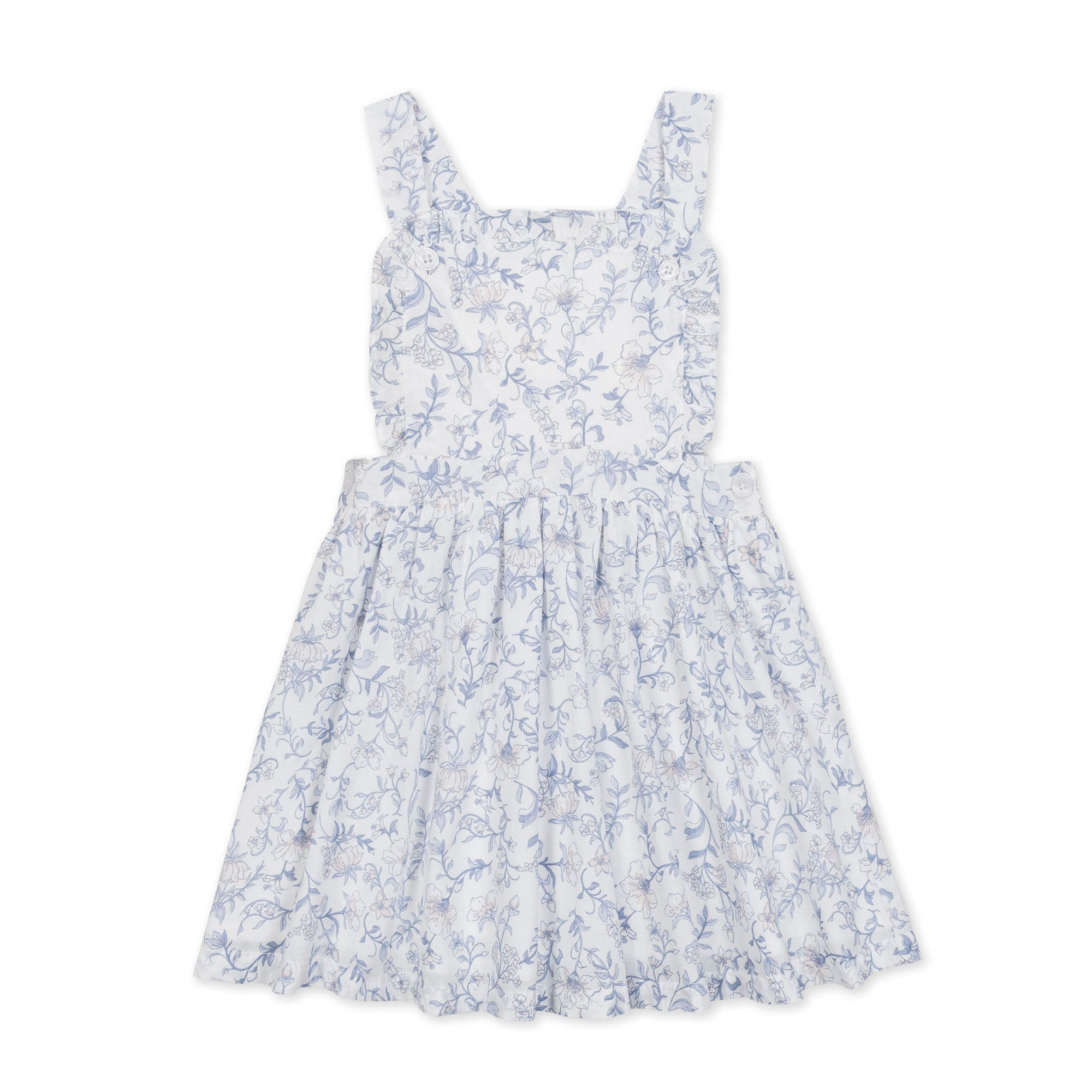 Organic Ruffle Apron Dress