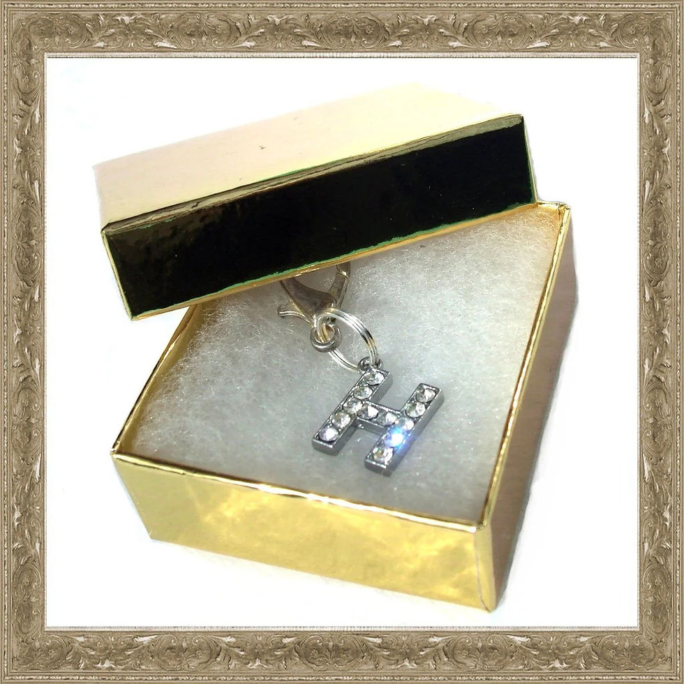 Thumbnail: A-Z Crystal Letter Pet Charms