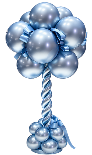 Pearl Blue Balloon Bouquet Stand.png