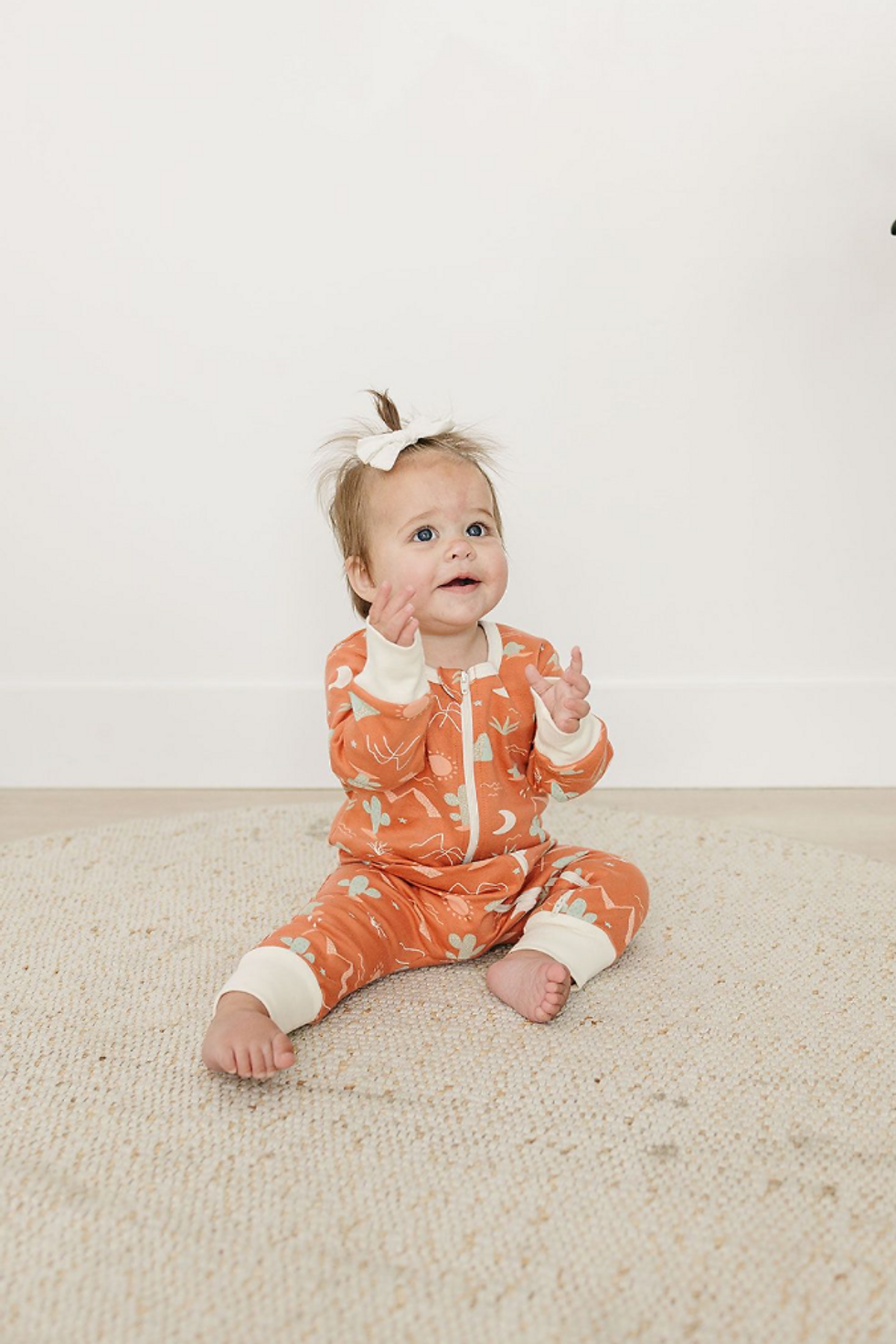 Thumbnail: GOTS Certified Organic Cotton Zippy - Desert