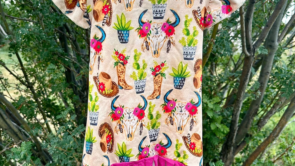 Thumbnail: Cowgirl Fringe Tunic Dress: Western Birthday Outfit