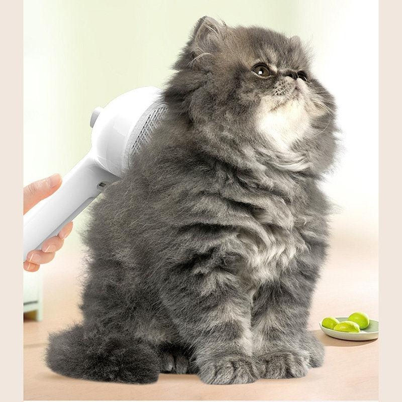 Thumbnail: Pet Comb Self Cleaning Pets Hair Remover Brush For Dogs Grooming Comb