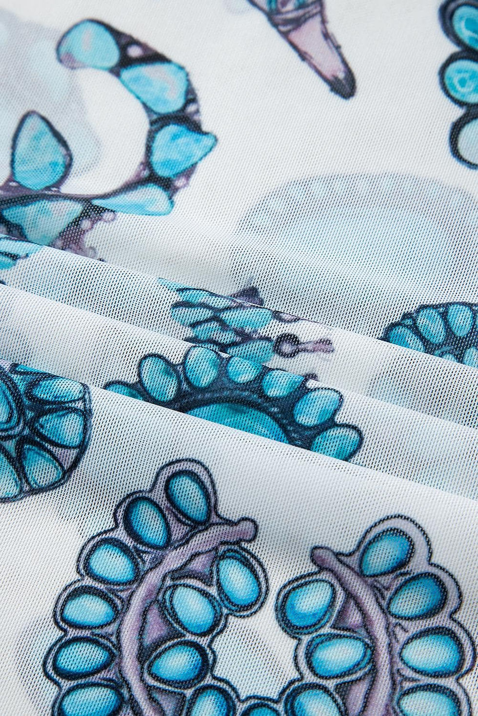 Thumbnail: Western Mesh Shirt, SHEER SHIRT, Layering Mesh