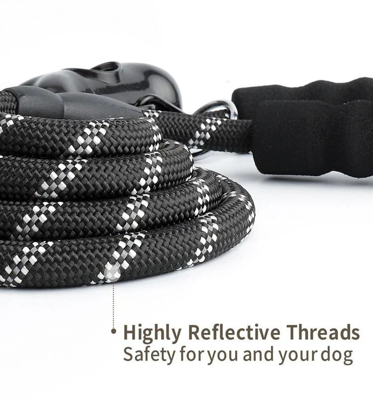 Thumbnail: 5 FT Leash With Comfortable Padded Handle and Reflective Threads