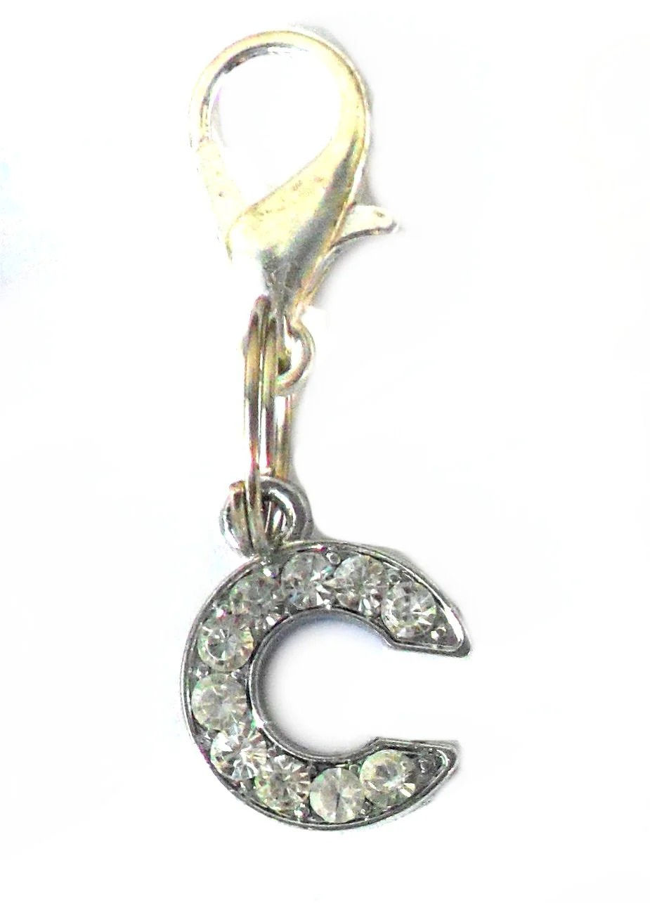 Thumbnail: A-Z Crystal Letter Pet Charms