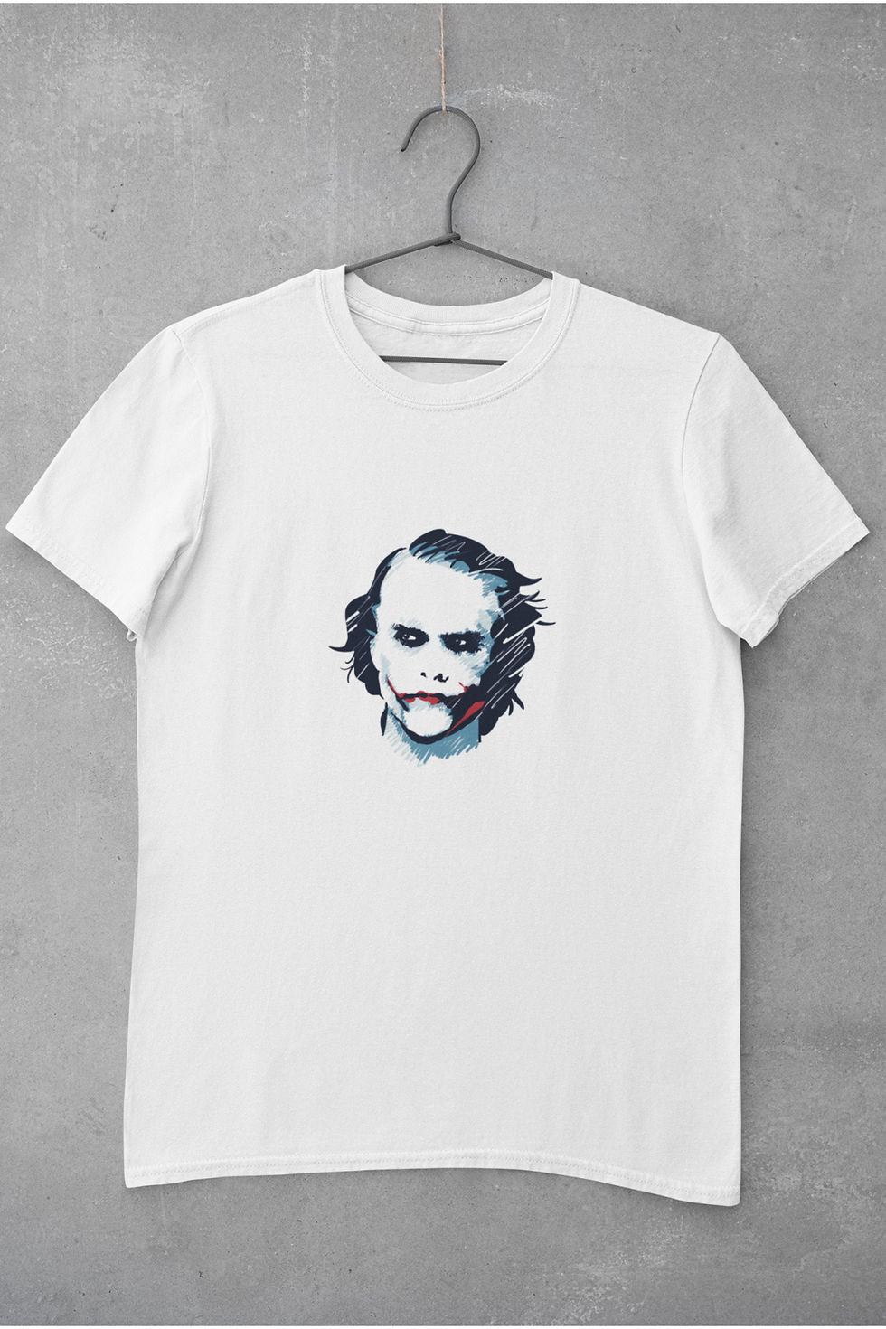 Küçük resim: DC Joker Karakteri Renkli  Baskılı Tişört Erkek %100 Pamuk