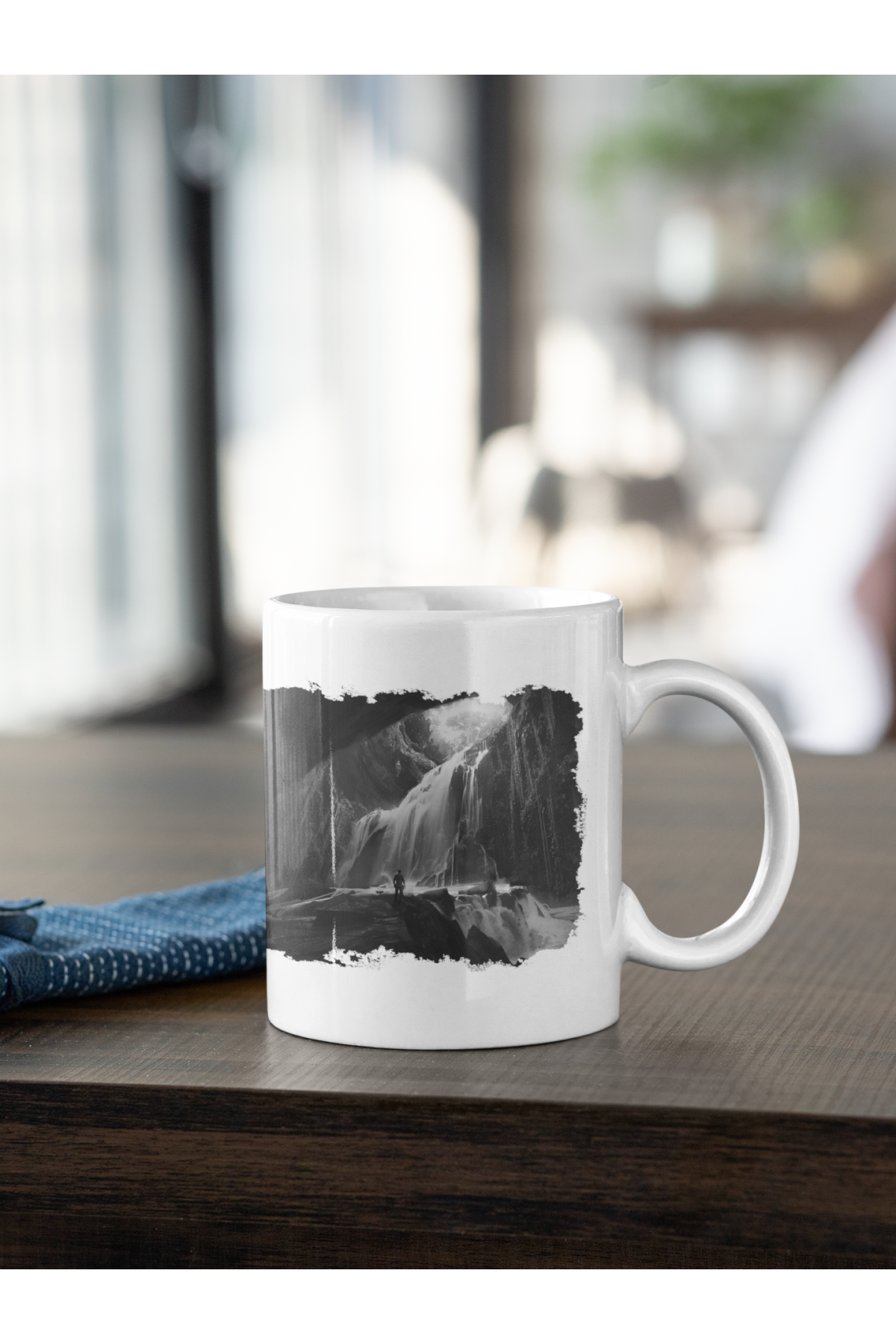 Uncharted4 Oyun Karakter Ve Yazı Baskılı Kupa Beyaz Porselen Mug