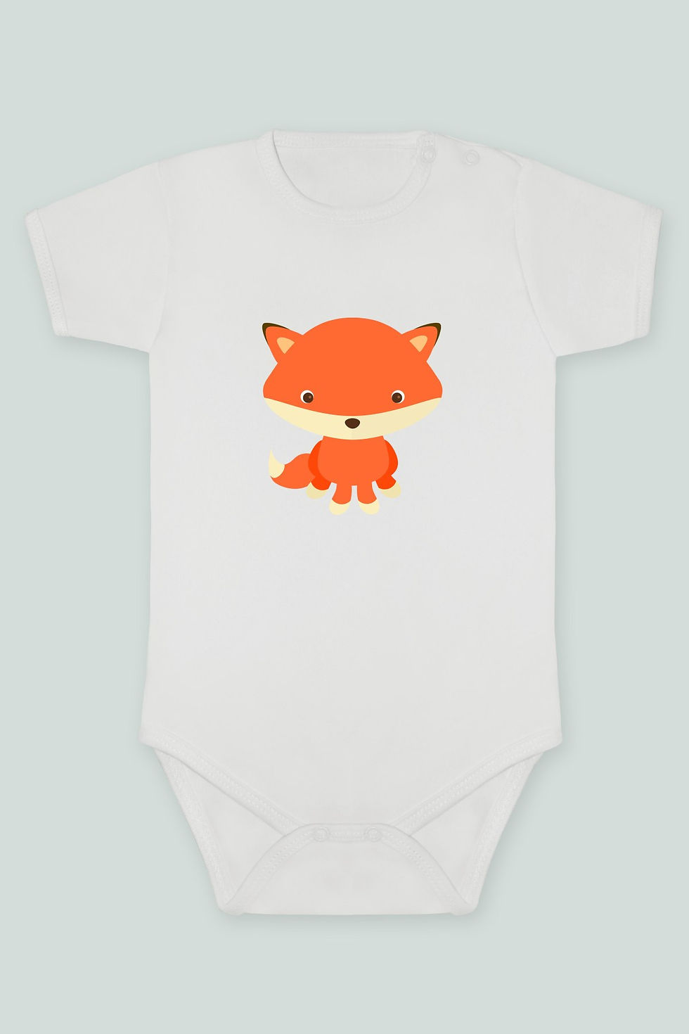 Sevimli Hayvanlar 29 Baskılı Kısa kollu Body Zıbın Badi