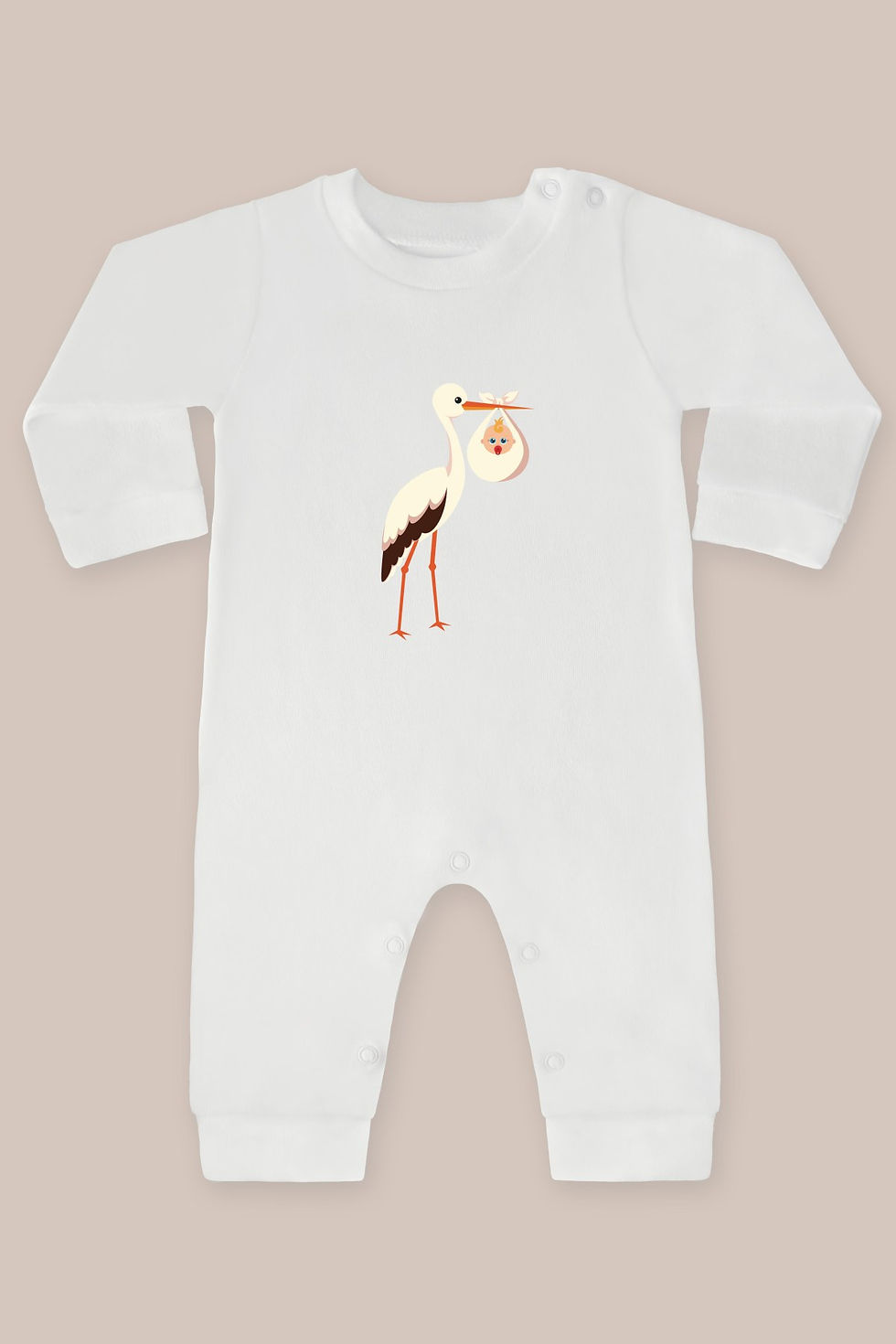 Pelikan Bebek 4 Baskılı Uzun Kollu Tulum