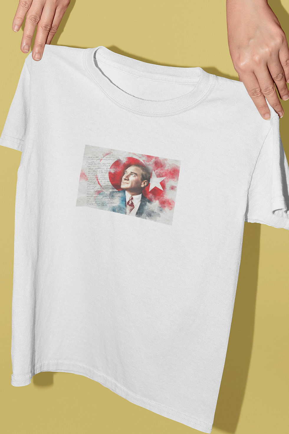 Küçük resim: Atatürk Unisex Tişört Sevgililer Anneler Babalar Doğum Günü Hediyesi T-shirt