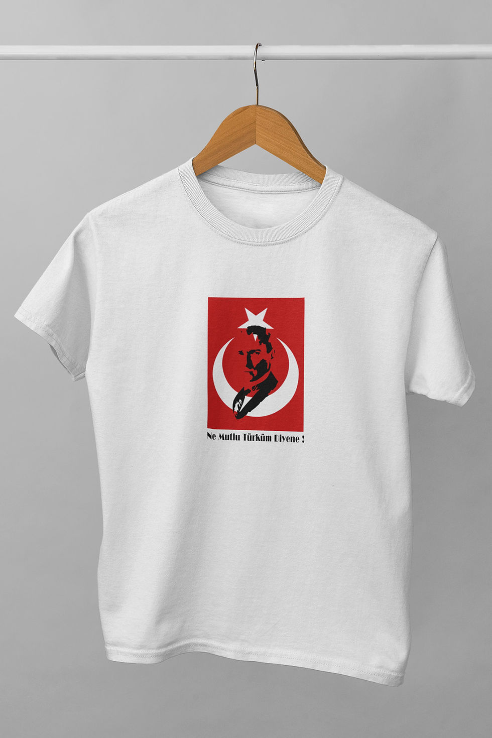 Atatürk Unisex Tişört Sevgililer Anneler Babalar Doğum Günü Hediyesi T-shirt