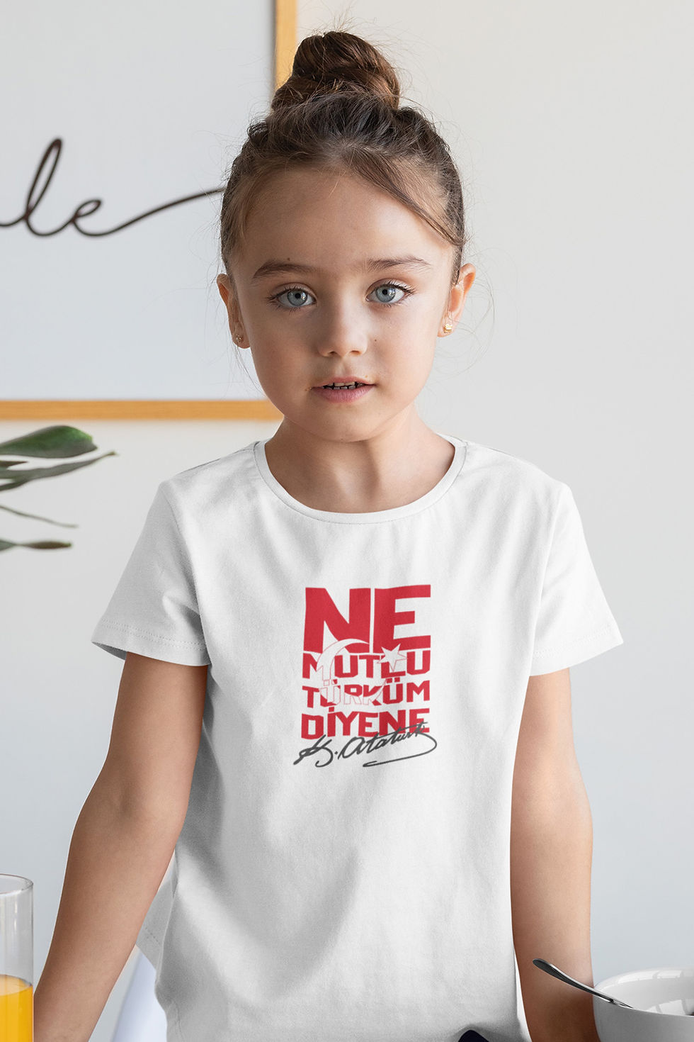 Küçük resim: Atatürk Unisex Tişört Sevgililer Anneler Babalar Doğum Günü Hediyesi T-shirt