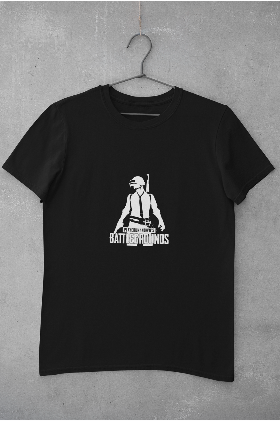 Küçük resim: PUBG Oyun Yazı Ve Karakter Baskılı Tişört Erkek %100 Pamuk