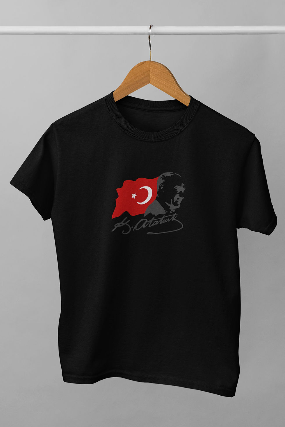 Küçük resim: Atatürk Unisex Tişört Sevgililer Anneler Babalar Doğum Günü Hediyesi T-shirt