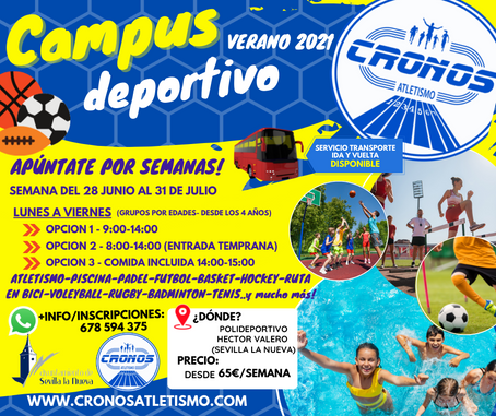 CAMPUS DEPORTIVO VERANO 2021