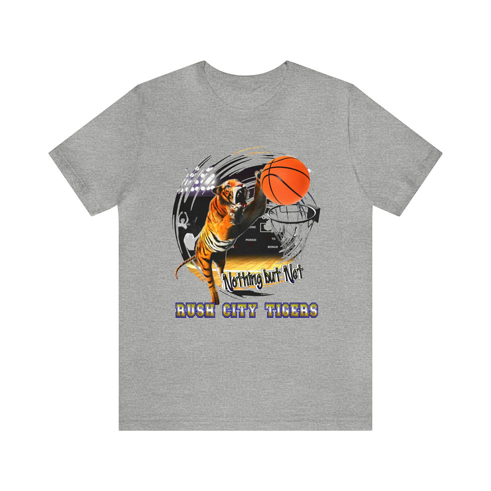 Thumbnail: Rush City Basketball Unisex Jersey Short Sleeve Tee