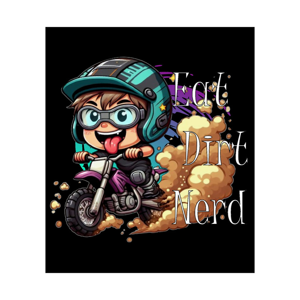 Thumbnail: MX Eat Dirt Nerd Matte Vertical Posters