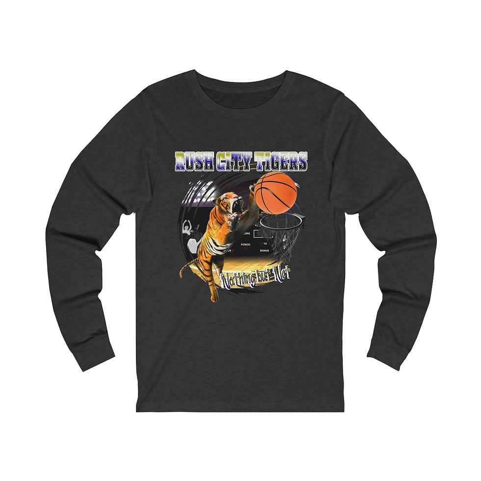 Thumbnail: Rush City Basketball Unisex Jersey Long Sleeve Tee