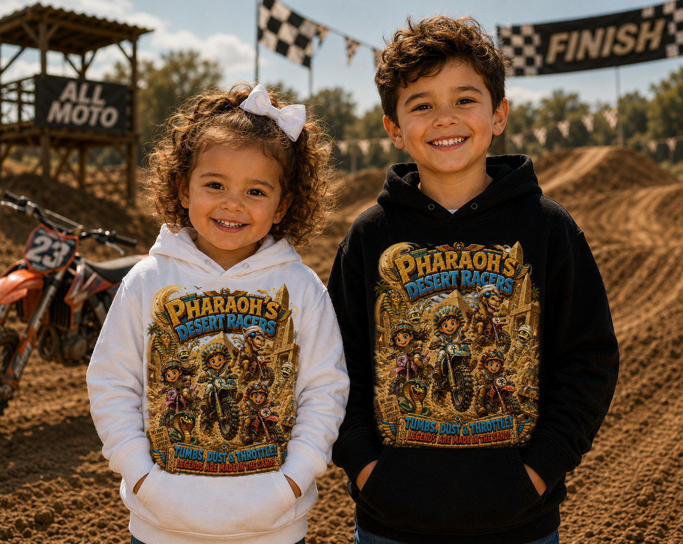 Pharaoh's Desert Toddler Pullover Fleece Hoodie