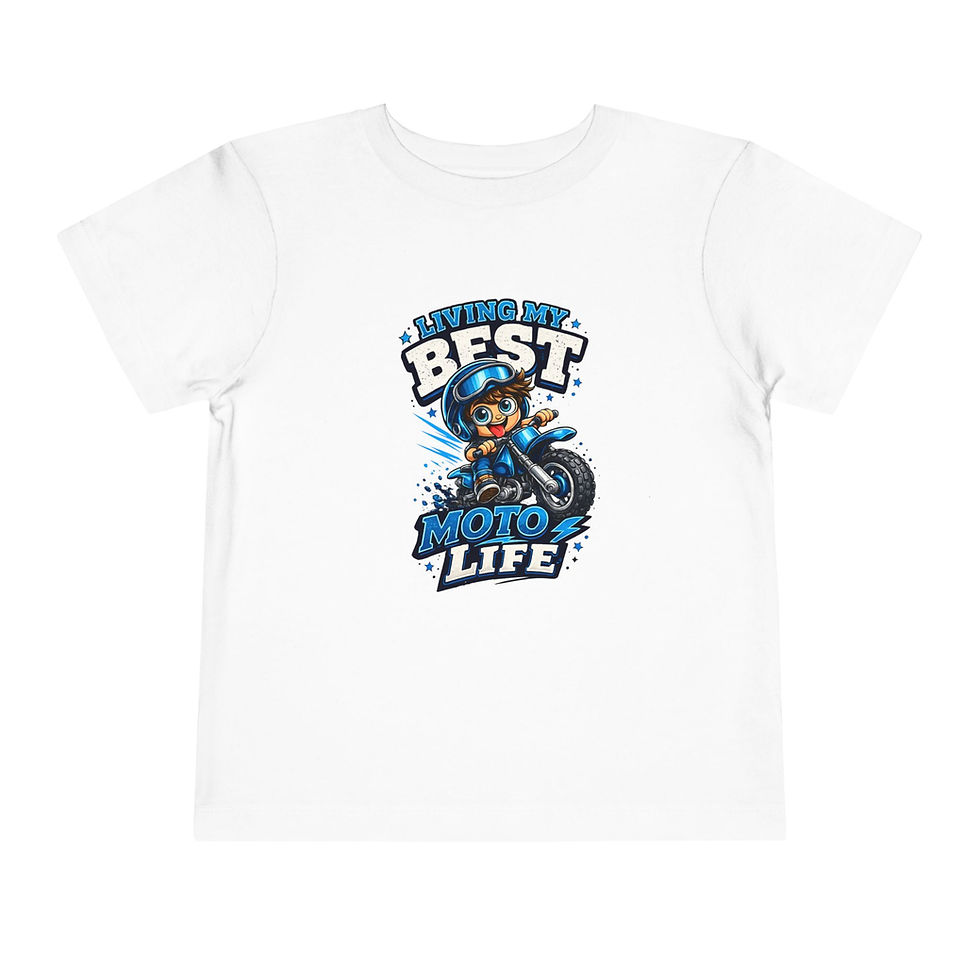 Thumbnail: MX Best Life Blue Toddler Short Sleeve Tee