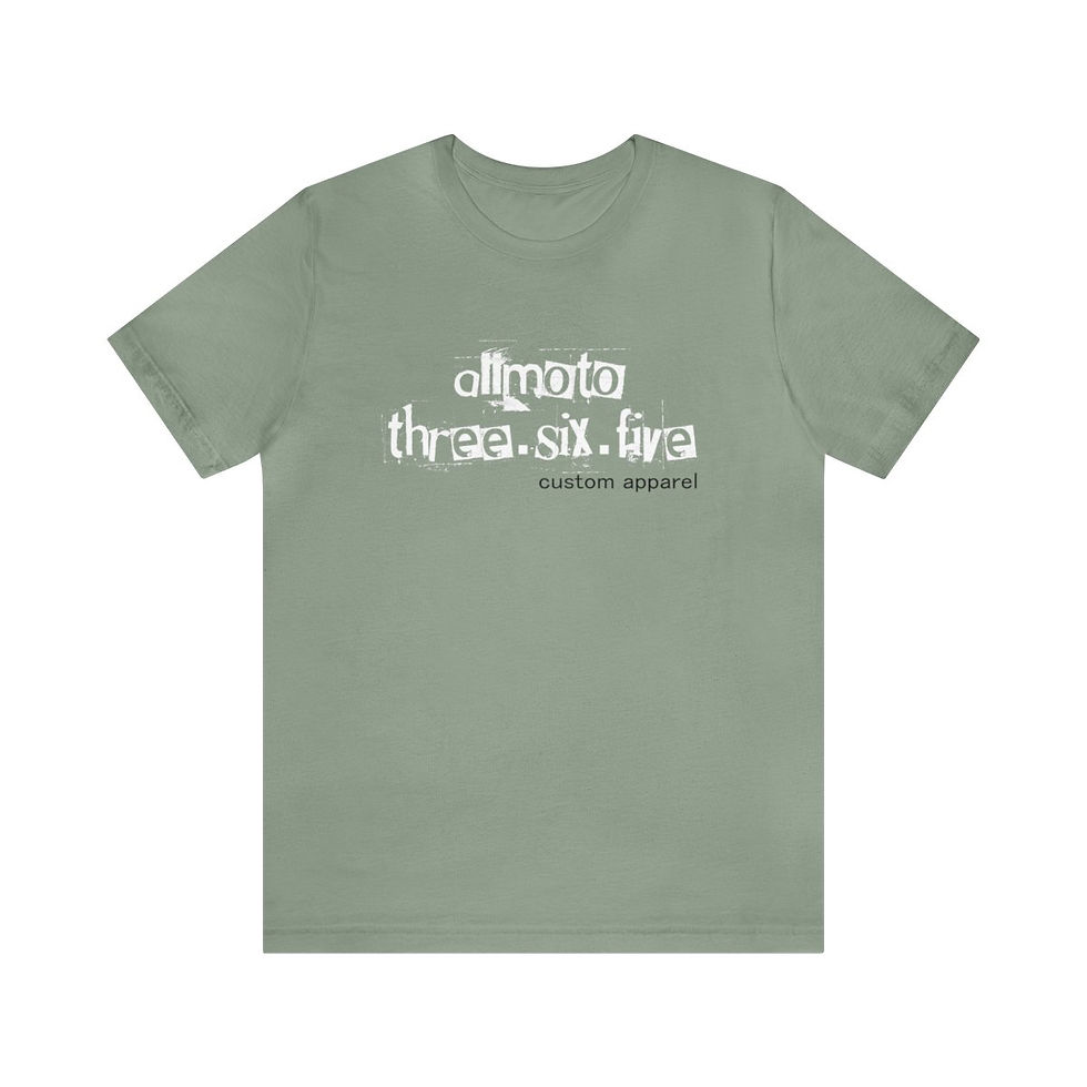 Thumbnail: All Moto 365 Unisex Jersey Short Sleeve Tee