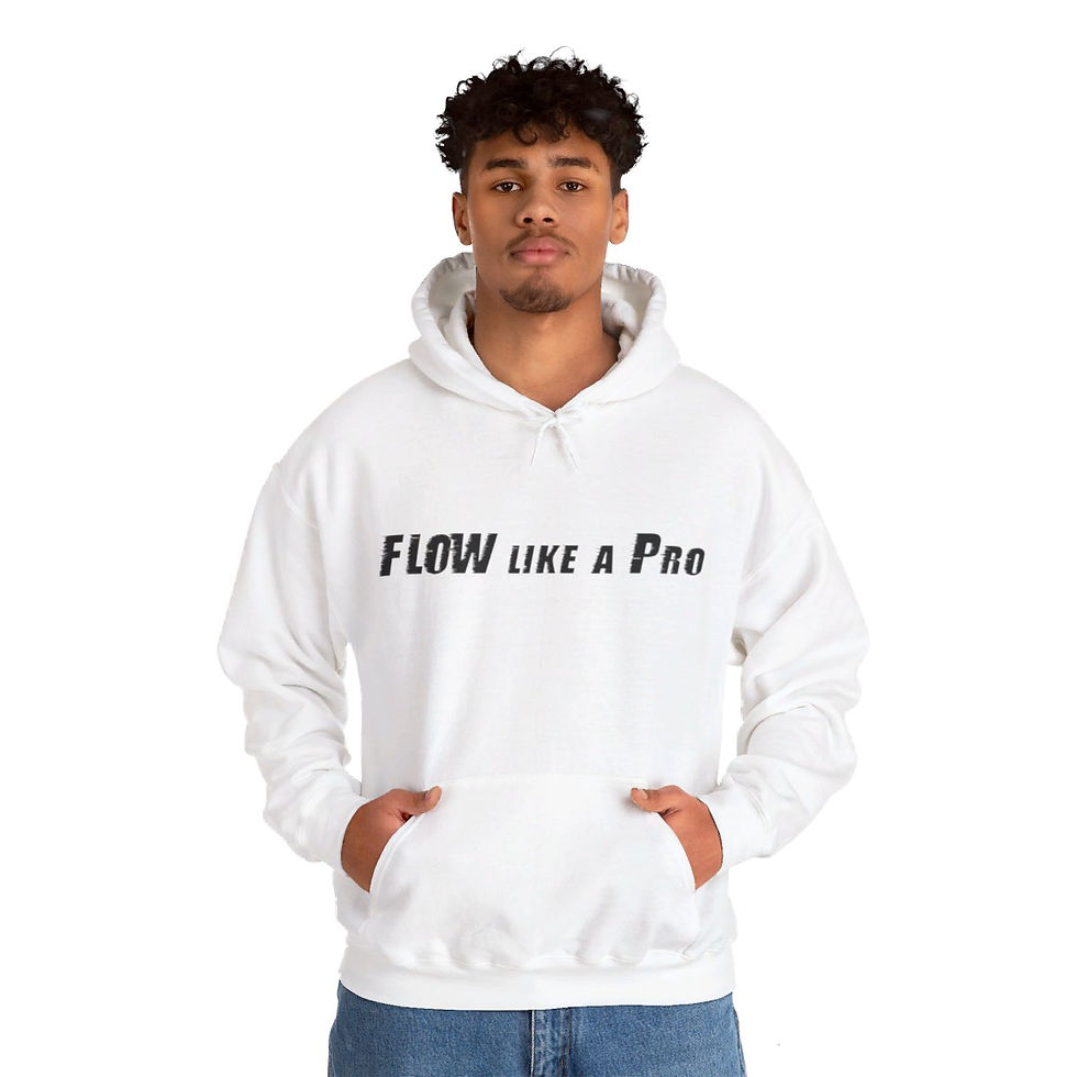 Thumbnail: Hockey Hair Flow Unisex Heavy Blend™ Hooded Sweatshirt