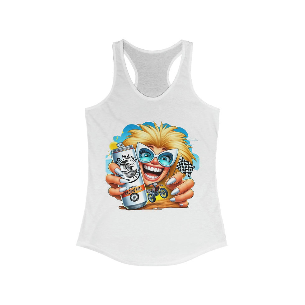 Thumbnail: Moto Mom Claw Women's Ideal Racerback Tank