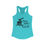Thumbnail: Lazy Jacks Front Only Black Logo Women's Ideal Racerback Tank