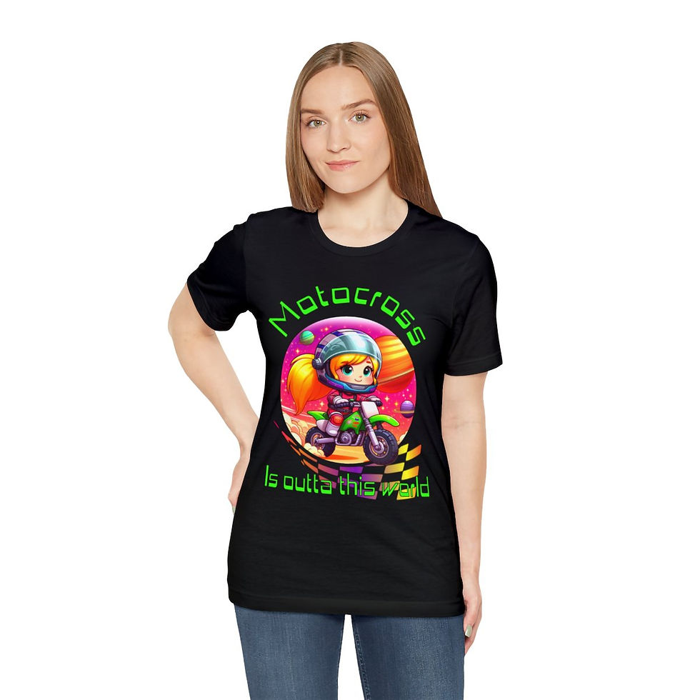 Thumbnail: MX Girl Outta this world3 Adult Unisex Jersey Short Sleeve Tee